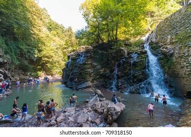 Karasu Mineral River Waterfall Sakarya Turkey Stock Photo (Edit Now ...