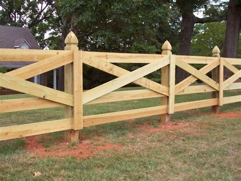 Custom crossbuck ranch rail / horse fence by Mossy Oak Fence. Great for containing livestock and ...