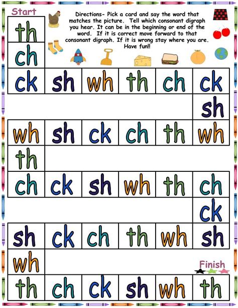 Pin on Kindergarten and First Grade Consonant Cluster and Consonant Digraph Practice