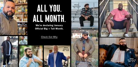 DXL Declares January Big & Tall Month | Chubstr