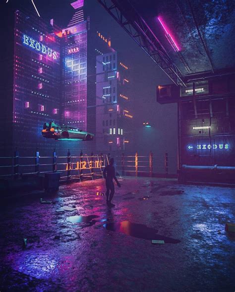 Running In The Night: The Superb '80s Cyberpunk Artworks By Daniele Gasparini | Cyberpunk ...