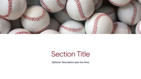 Free Baseball Ball Powerpoint Template – MasterBundles