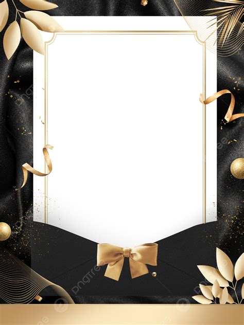 Black Gold Style Fashion Invitation Background Design Wallpaper Image ...