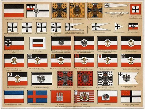 All the old German imperial flags, my personal favourite is the ...