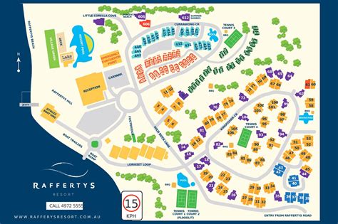 Resort Facilities & Map - Raffertys Resort