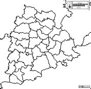 Telangana Outline Map