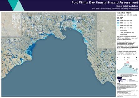 Swathes of Melbourne could face flooding from rising sea levels, new ...