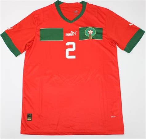 Morocco national team soccer jersey 2021-2022