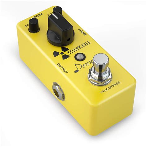 Donner Guitar Delay Pedal, Yellow Fall Analog Delay Guitar Effect Pedal ...