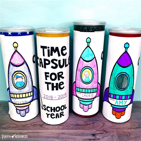 Time Capsule Activity for Back to School and End of Year | Rockin Resources