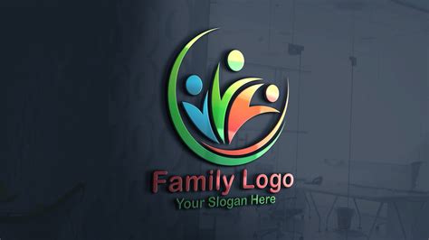 Free Family Logo Vector – GraphicsFamily