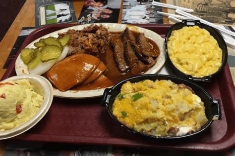 Brisket + Pulled Pork and Sides at Central Texas BBQ - Pearland - Courtesy photo - resized for ...