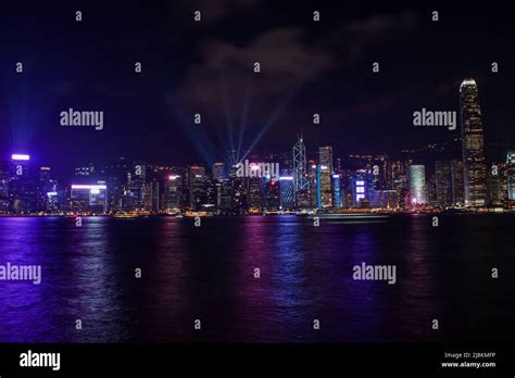 Hong Kong harbour view Stock Photo - Alamy