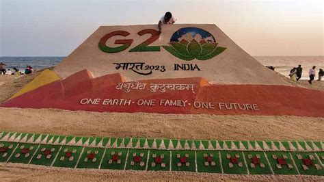 G20 presidency - Noted artist Sudarsan Pattnaik creates India's G20 ...