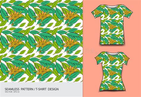 Seamless Pattern Vector Illustration, T-shirt Design, Fabric Texture, Fashion Wear Stock Vector ...