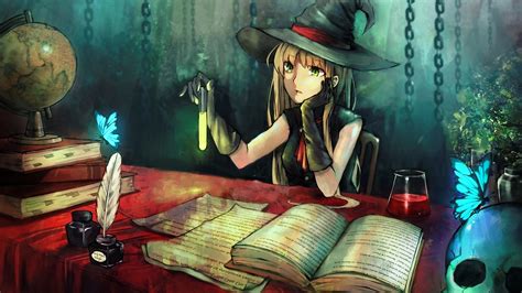 Anime Witch Wallpaper