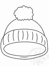 Kindergarten Printable hat template  Coloring Page sketch template