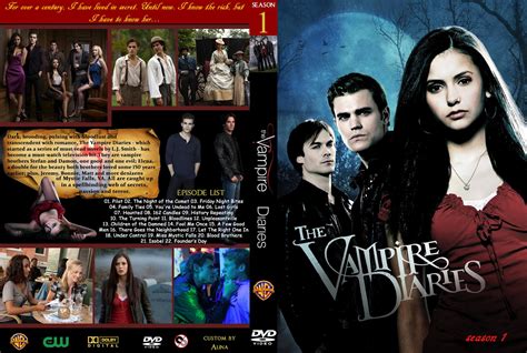 DVD COVERS AND LABELS: Vampire diaries season 1 dvd cover