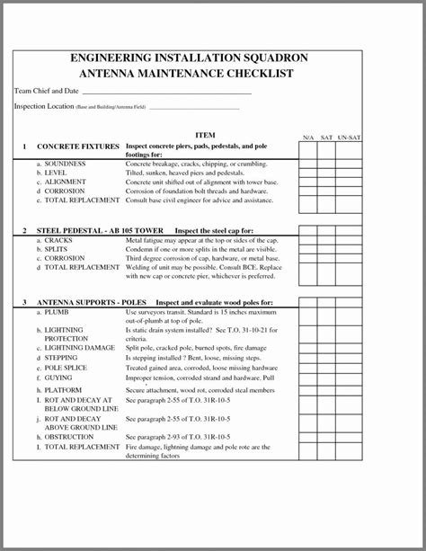 Building Maintenance Schedule Template New Building Maintenance ...