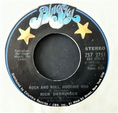 Rick Derringer Rock And Roll, Hoochie Koo 7 Inch | Buy from Vinylnet