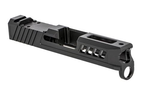 TRUE Precision AXIOM Stripped Slide with RMSc Optic Cut For Glock 43/43x - Black DLC