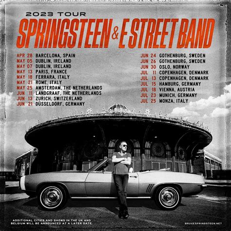 Billets Bruce Springsteen (Ernst Happel Stadion - Vienne) du 18 juillet ...