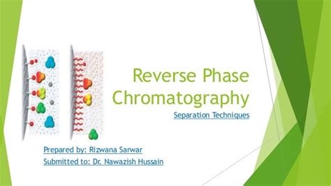 Reverse phase chromatography