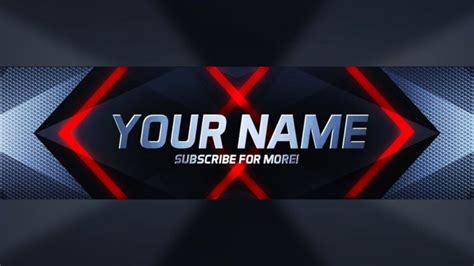 Free New Free Photoshop Youtube Banner Template Download! Youtube Channel Art Template Psd ...