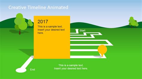 Animated Landscape PowerPoint Timeline - SlideModel