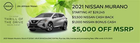 Jim Johnson Nissan in Bowling Green | Kentucky Nissan Dealer