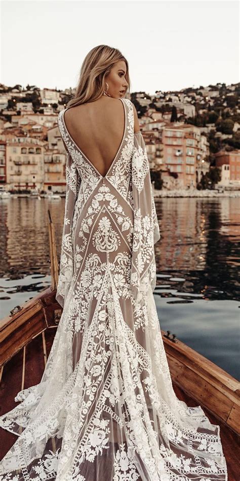 Bohemian Wedding Dresses: 30 Gowns For A Dreamy Look | Robe de mariée ...