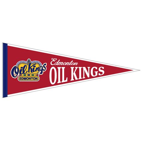 Edmonton Oil Kings Home Logo Felt Pennant – ICE District Authentics