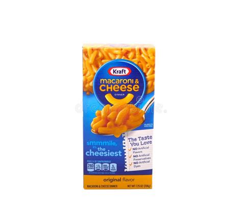 Kraft Macaroni and Cheese editorial stock photo. Image of background ...