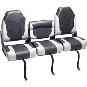 Deckmate CS17 Folding Fishing Bass Boat Seats White