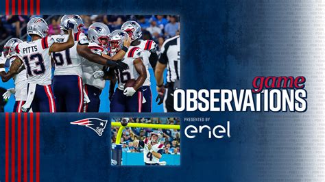 Game Observations: Ten Takeaways From the Patriots Preseason Finale vs ...