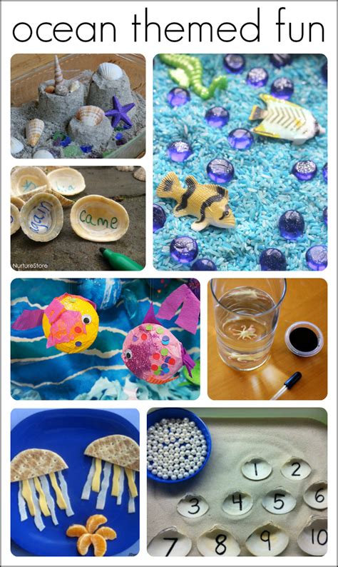 Ocean - Fun-A-Day! Ocean Theme Preschool, Ocean Activities, Summer Preschool, Preschool Themes ...