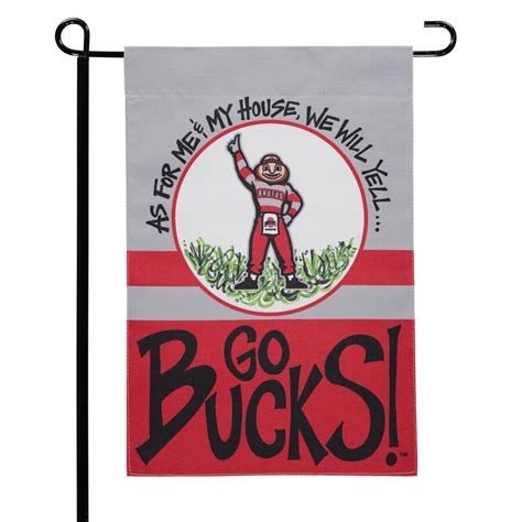 Ohio State Buckeyes 12" x 18" Double-Sided Garden Flag