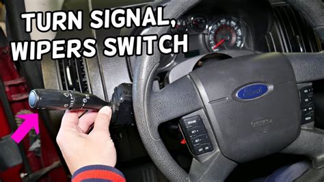 TURN SIGNAL SWITCH, WIPERS SWITCH REPLACEMENT REMOVAL FORD EDGE ...