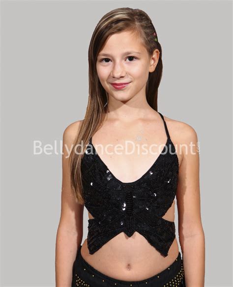 Black belly dance children’s top (Second choice) - 13,90