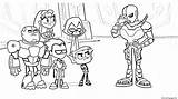 Teen Titans Go Robin Coloring Pages sketch template