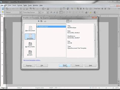 LibreOffice-Writer (61) Introduction to Templates | Templates, Writer ...