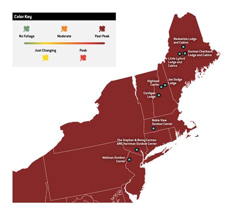 Northeast Fall Foliage Tracker | Appalachian Mountain Club