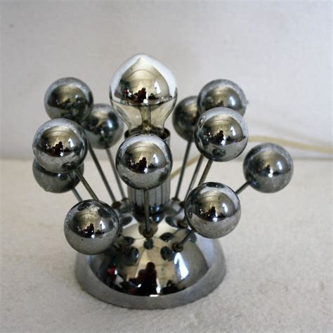 Vintage sputnik table lamp, 1960s | #86443