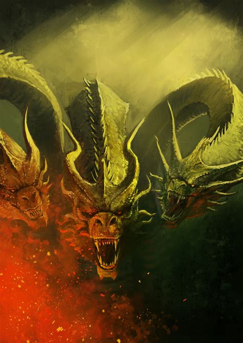 King Ghidorah by shoichi sugano | Godzilla, All godzilla monsters, King ...