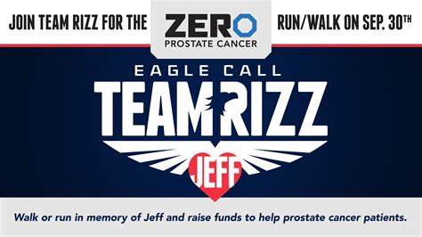 ZERO Prostate Cancer Run/Walk – Join TEAM RIZZ! – 105.7 The Point