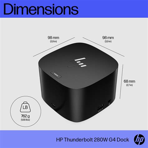 HP Thunderbolt Dock 280W G4 w/Combo Cable, 516 in distributor/wholesale stock for resellers to ...