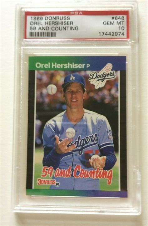 Auction Prices Realized Baseball Cards 1989 Donruss Orel Hershiser