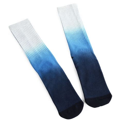 2017 Gradient Color Socks 1Pair Unisex Sports Socks 3 Colors Foot ...