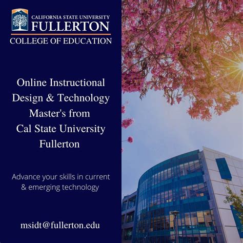 Apply to CSUF’s MSIDT Program | Education college, California state university fullerton ...