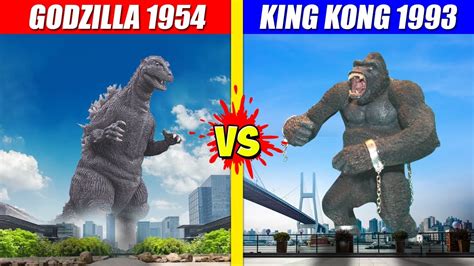 Godzilla 1954 vs King Kong 1933 | SPORE - YouTube